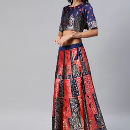 divastri Self Design Semi Stitched Lehenga Choli image 3