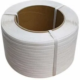saifpro 12 mm pp (2kg) 12 mm (2kg) High Strength PP Box Strap White Colour for both Semi Automatic and Manual Roll Manual Crimper image 1