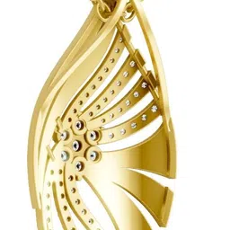 sparq Certified Lab Grown Diamond & BIS Hallmark Pendant With Chain Gold-plated Sterling Silver image 4