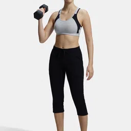 Jockey Wirefree Padded Cotton Full Coverage Racer Back Styling Active Bra-1380 image 3