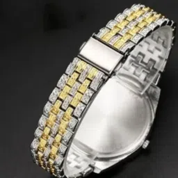 looftrader Sparkling Crystal Chronograph Wristwatch for Men & Women Analog Watch - For Men & Women T2 image 3