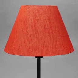 btr crafts Premium Red Cotton Fabric Solid Lampshade image 1
