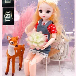 u.r.m. enterprises Doll Set Movable Joint Cute Girl Fashionable Doll for Kids _D14 image 2