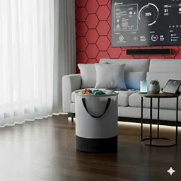 45 L Grey Laundry Bag-image-63