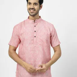 rohilcrust Men Woven Design Pure Cotton Straight Kurta image 1
