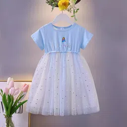 YK Floral Striped Fit & Flare Dress-picture-36