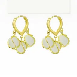 ONUYX Gold-Plated Opal Hoop Earrings-picture-25