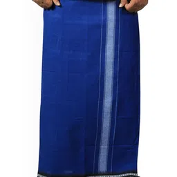 PRAKASAM COTTON Men Selection Of 2 Pure Cotton Dhotis image 4