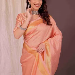 Moda Rapido Striped Zari Silk Cotton Kanjeevaram Saree-picture-46