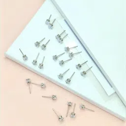 Honbon Women Silver Earrings image 4