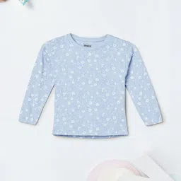 max Girls Floral Printed Round Neck Cotton T-shirt-picture-24