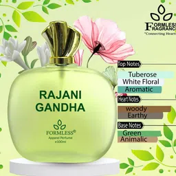formless fragrance Formless Rajani Gandha Long Lasting Eau De Parfum- 100 ml image 5