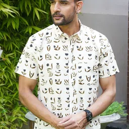 Mast & Harbour Men Printed Casual Shirt-picture-10