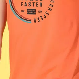 WOOSTRO Men Pack of 2 Typography Printed Round Neck Cotton Slim Fit Sports T-shirts image 4