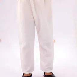 KID1 Boys Floral Printed Regular Pure Cotton Kurta with Pyjamas image 2