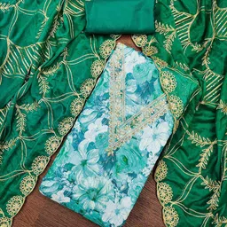 KALINI Printed Unstitched Dress Material-picture-36