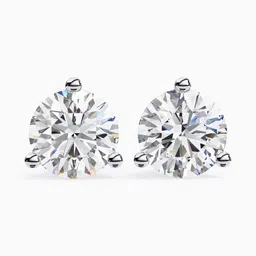 VALANOVA Hallmarked 14Kt White Gold Diamond Studded Earrings- 1.54 g-picture-34