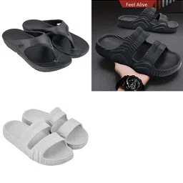 Feel alive Set Of 3 Ultra-Comfortable Thong Flip-Flops-picture-22