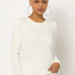 GAP Women Cut Out Detail Crew Neck Top-picture-33