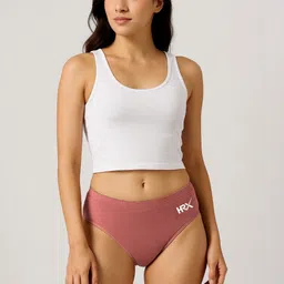 HRX by Hrithik Roshan Pack Of 2 High-Rise Antibacterial Hipster Briefs image 2