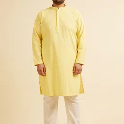 Manyavar Men Regular Kurta with Pyjamas-image-27