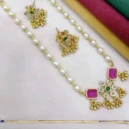ARADHEMA Women White Jewellery Set-picture-29