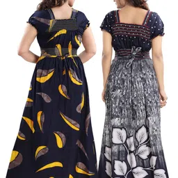 Inner Beats Pack Of 2 Cotton Blend Nightdress image 2