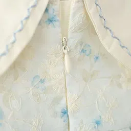 LULU & SKY Floral Embroidered A-Line Dress image 5