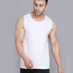 Woostro Pack Of 2 Round Neck Gym Vests RS26 COMBO (WHITE) (RUST)-picture-30