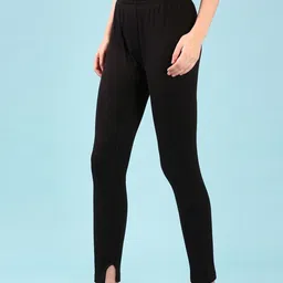 DIXCY SCOTT Slimz Women Mid-Rise Ribbed Thermal Bottoms image 2