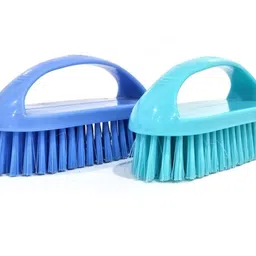 Clothes Cleaning Brush With Handle Kapde Ka Brush, Multicolour, Set of 2 Nylon Wet and Dry Brush-image-59