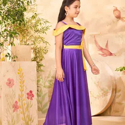 BAESD Floral Print Fit & Flare Maxi Dress image 1