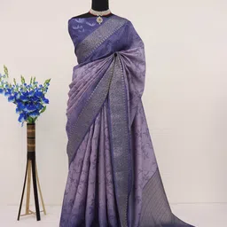 Rujave Ethnic Motifs Pashmina Saree-picture-30