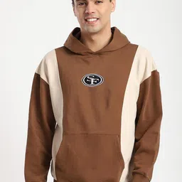 R&B Men Colourblocked Hooded Sweatshirt-picture-20