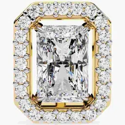 VALANOVA 14KT Gold Diamond Studded Earrings-1.94 gm image 2