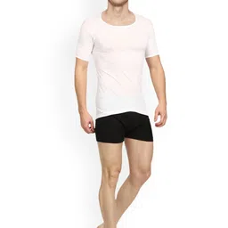 Rupa Jon Pack Of 10 Pure Cotton Round Neck Undershirt Vests image 4