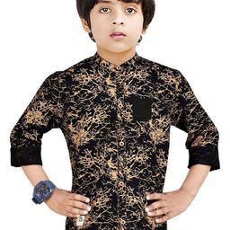MADE IN THE SHADE Unisex Kids Floral Printed Casual Shirt-picture-0