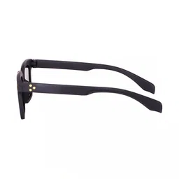 Being Better Unisex Black Lens & Black Rectangle Sunglasses with image 5