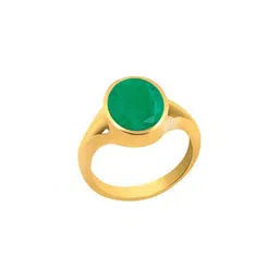 GenZcomplex Gold-Plated Brass Finger Ring-picture-14