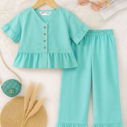 YK X Trampoline Girls Top with Palazzos-picture-49