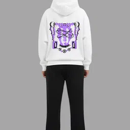 TheBTclub Printed Hooded Neck Sweatshirt With Trousers Co-Ords-picture-17