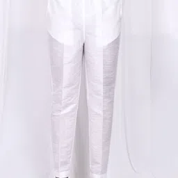 Arihant Rai Sinha Men Regular Linen Kurta with Trousers image 4