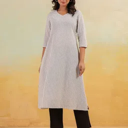KALINI Women Striped Kurta-picture-13