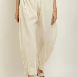 Miaz Lifestyle Women Woven Design Straight Fit Cotton Salwar-image-13