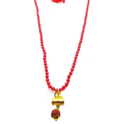 RAVIOUR LIFESTYLE Brass-Plated Synthetic Necklace image 3