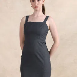 RAREISM Women Sleeveless Cotton Sheath Dress image 1