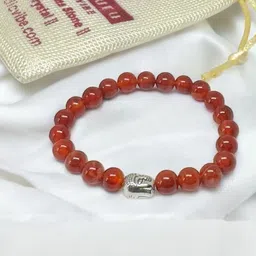 Gems Guru Red Buddha Carnelian Bracelet image 4