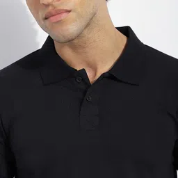 DILLINGER Men Regular Fit Short Sleeve Solid Polo Tshirt image 5