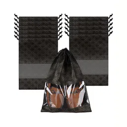 Aura Pack Of 12 Golden Dot-Printed Shoe Cover Shoe Accessories-picture-10