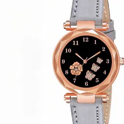 SZN Women Dial & Leather Straps Analogue Watch LD GreySZNN36514414-image-81